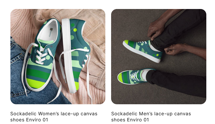 Stepping Up the Sock Game: Introducing Sockadelic Shoes!