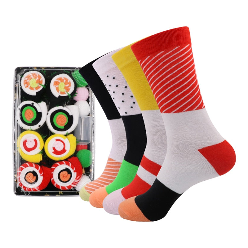 Pizza Socks Gift Box